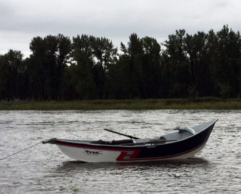 fly fishing float boat trip to find the best fishing spots near calgary bow river