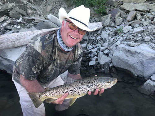 private fly fishing trip bow river calgary