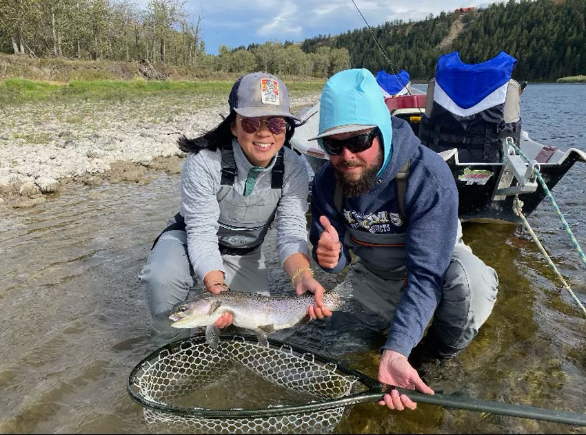 learn how to fly fish with guide bow river