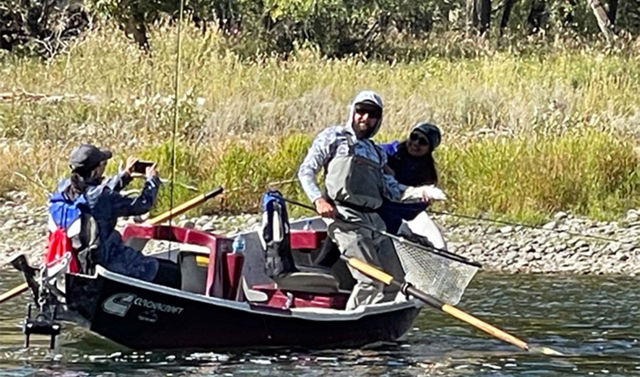 corporate fly fishing trips bow river alberta