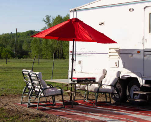 spirit river ranch fly fishing near calgary, rv camping by river