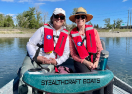 tourists from usa choose bow river fly fishing in alberta