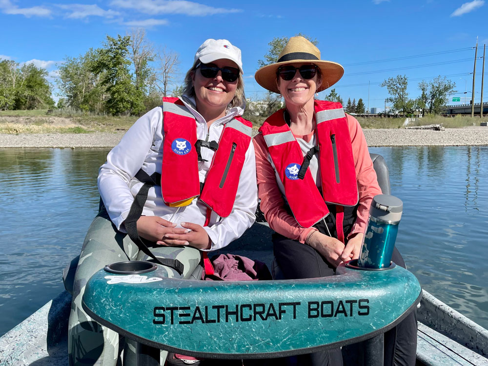 tourists from usa choose bow river fly fishing in alberta