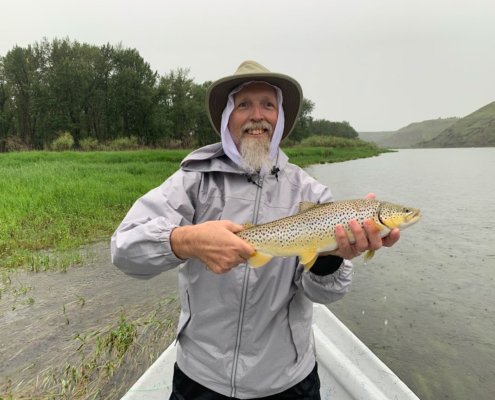 drift boat fly fishing near calgary alberta