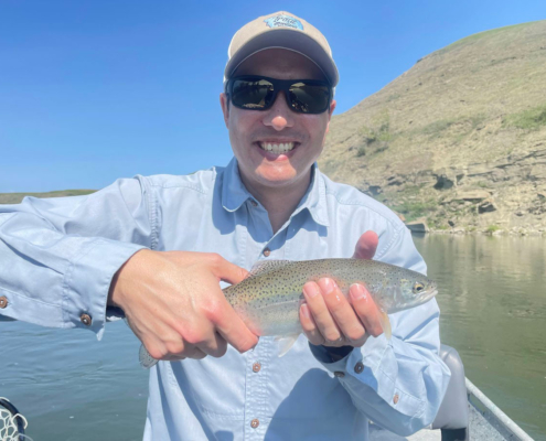 small trout fly fishing bow river 2023