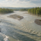 The bow river, in Calgary Alberta.
