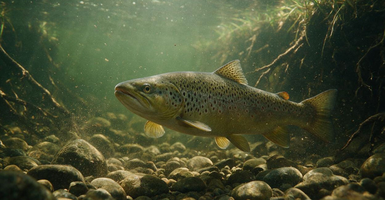 Flyfishing in Calgary, Alberta.