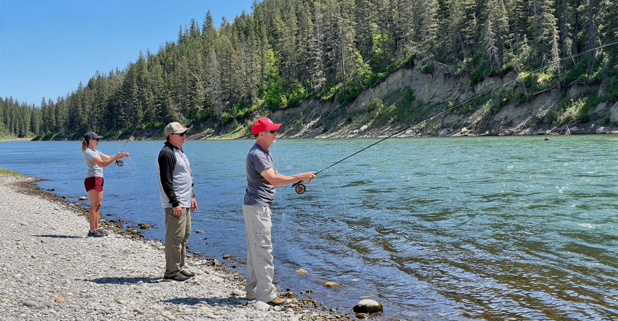 Walk and wade fly fishing trips with Bowriverflyfishing.ca